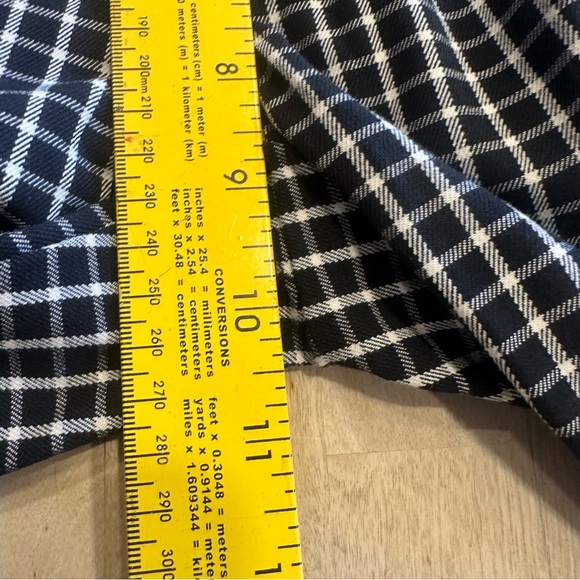 Anthropologie Gingham Plaid Essential Slim Size2 Academia Preppy Mean Girls Punk - Picture 13 of 14